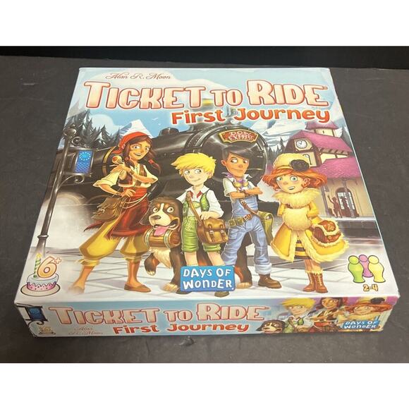 Days of Wonder Ticket to Ride First Journey Board Game Train Alan Moon 720027 - Picture 8 of 11